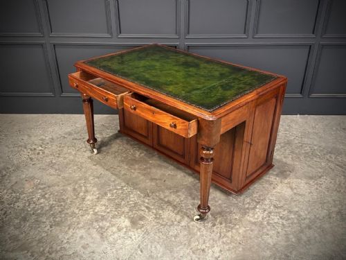 RARE VICTORIAN MAHOGANY SPECIMEN DESK - ADDITIONAL PHOTO 14