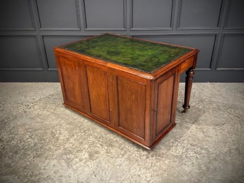 RARE VICTORIAN MAHOGANY SPECIMEN DESK - ADDITIONAL PHOTO 16