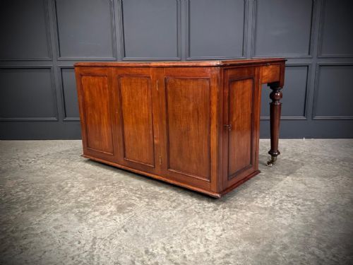 RARE VICTORIAN MAHOGANY SPECIMEN DESK - ADDITIONAL PHOTO 17