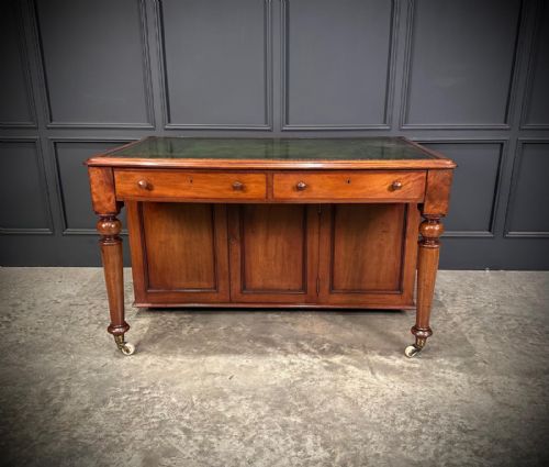 RARE VICTORIAN MAHOGANY SPECIMEN DESK - ADDITIONAL PHOTO 20