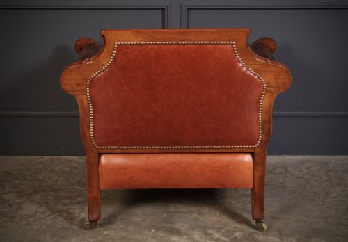 MAGNIFICENT QUALITY MAHOGANY LEATHER SUITE - ADDITIONAL PHOTO 9