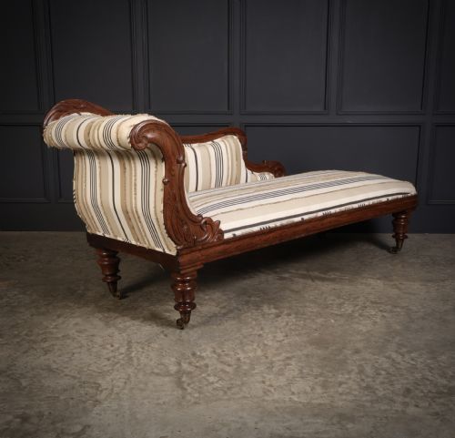WILLIAM IV ROSEWOOD CHAISE LONGUE