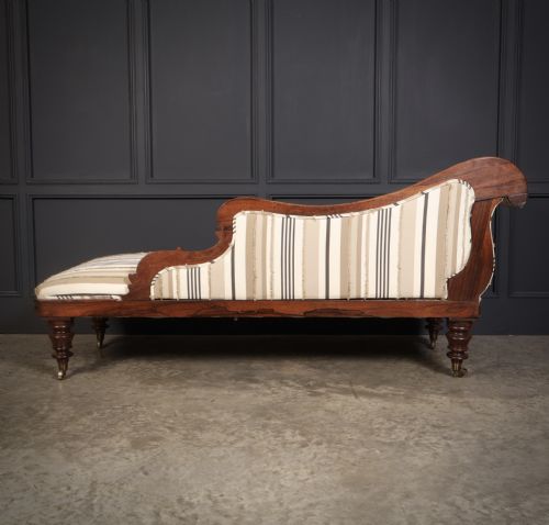 WILLIAM IV ROSEWOOD CHAISE LONGUE - ADDITIONAL PHOTO 11