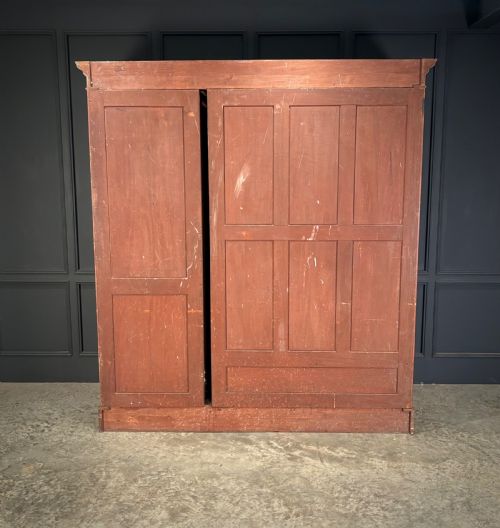 EDWARDIAN SATINWOOD TRIPLE WARDROBE - ADDITIONAL PHOTO 6