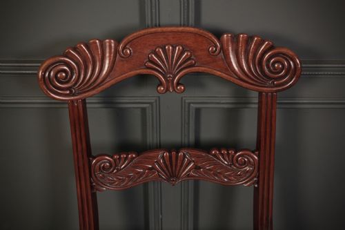 SET OF 8 REGENCY MAHOGANY DINING CHAIRS - ADDITIONAL PHOTO 11