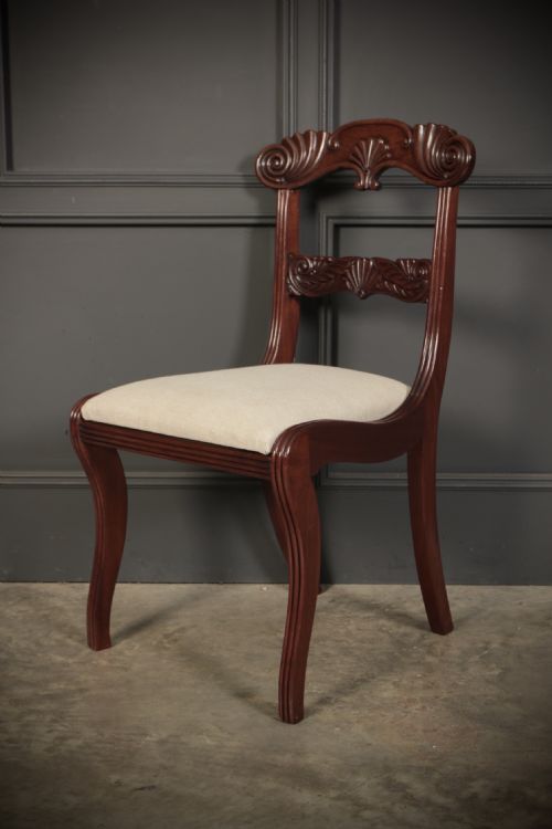 SET OF 8 REGENCY MAHOGANY DINING CHAIRS - ADDITIONAL PHOTO 12