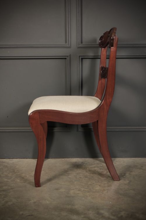 SET OF 8 REGENCY MAHOGANY DINING CHAIRS - ADDITIONAL PHOTO 13