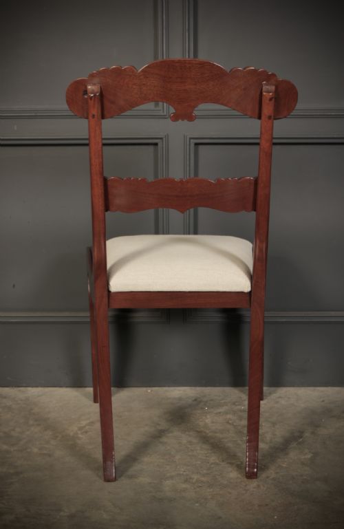 SET OF 8 REGENCY MAHOGANY DINING CHAIRS - ADDITIONAL PHOTO 14