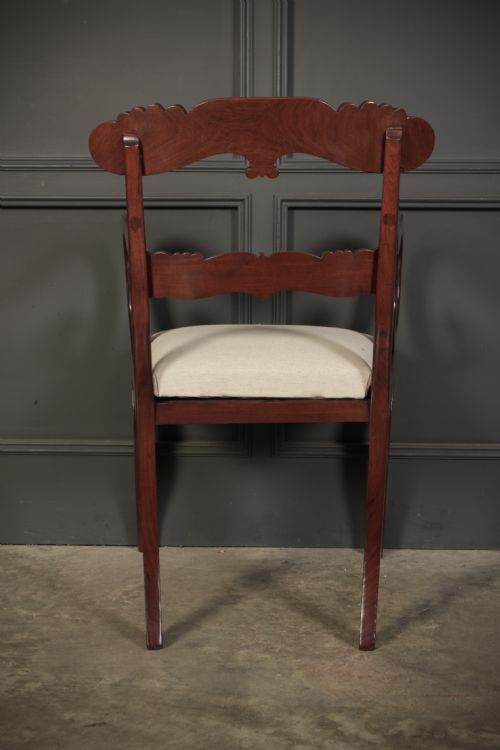 SET OF 8 REGENCY MAHOGANY DINING CHAIRS - ADDITIONAL PHOTO 21