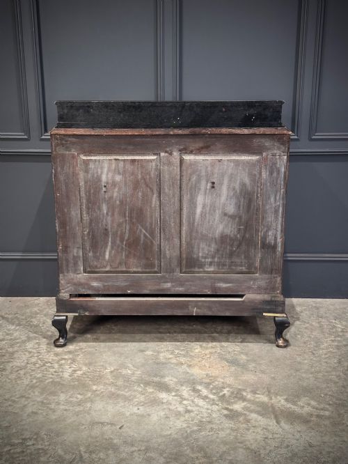 CHINOISERIE BLACK LACQUERED JAPANNED SIDE CABINET - ADDITIONAL PHOTO 11