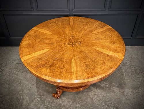 MAGNIFICENT POLLARD OAK ROUND BREAKFAST TABLE - ADDITIONAL PHOTO 9