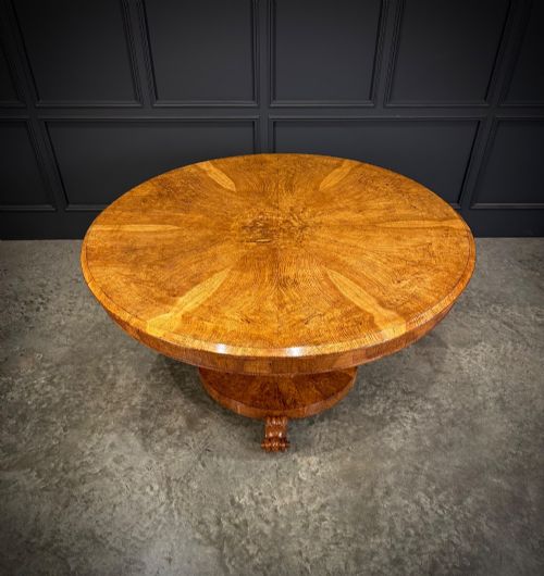 MAGNIFICENT POLLARD OAK ROUND BREAKFAST TABLE - ADDITIONAL PHOTO 12