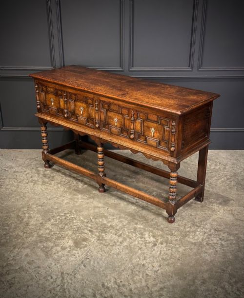 ANTIQUE OAK DRESSER - ADDITIONAL PHOTO 4