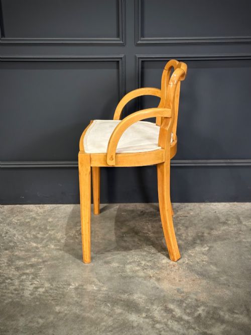 ART DECO SATINWOOD CHAIR - ADDITIONAL PHOTO 4