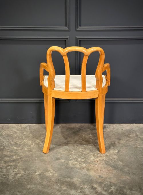 ART DECO SATINWOOD CHAIR - ADDITIONAL PHOTO 5