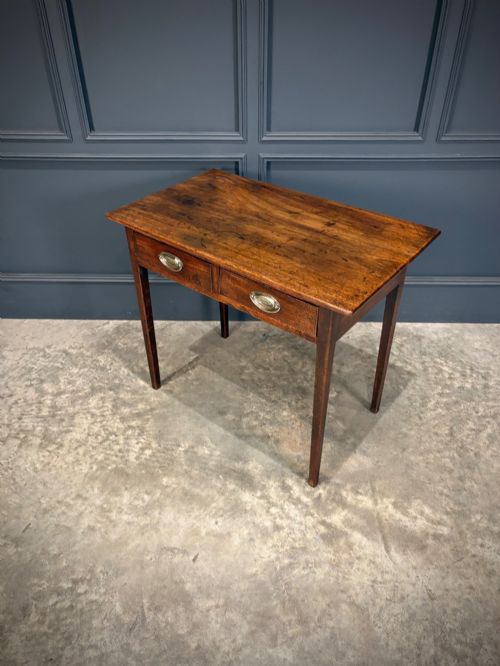 SMALL GEORGIAN MAHOGANY SIDE TABLE - ADDITIONAL PHOTO 4