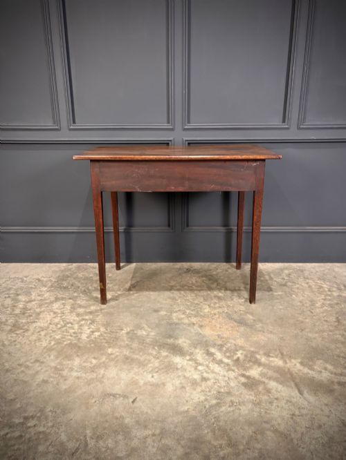 SMALL GEORGIAN MAHOGANY SIDE TABLE - ADDITIONAL PHOTO 8