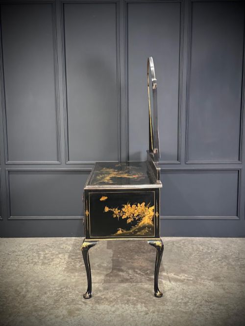 CHINOISERIE LACQUERED DRESSING TABLE - ADDITIONAL PHOTO 3