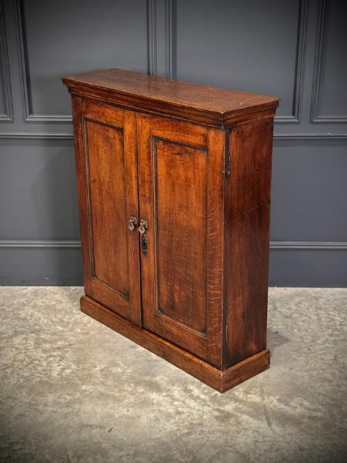 GEORGIAN OAK BOOKCASE - ADDITIONAL PHOTO 2