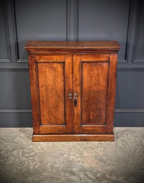 GEORGIAN OAK BOOKCASE - ADDITIONAL PHOTO 3