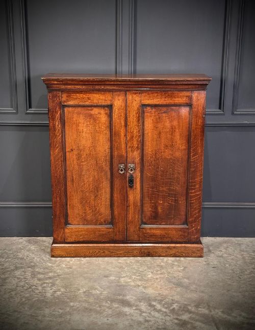 GEORGIAN OAK BOOKCASE - ADDITIONAL PHOTO 6