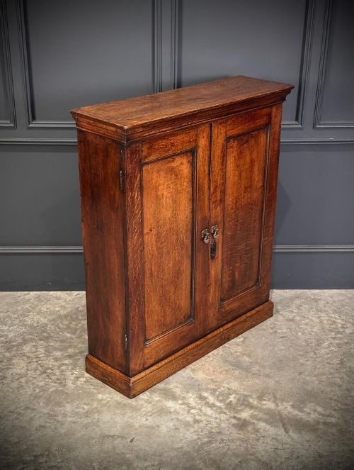 GEORGIAN OAK BOOKCASE - ADDITIONAL PHOTO 8