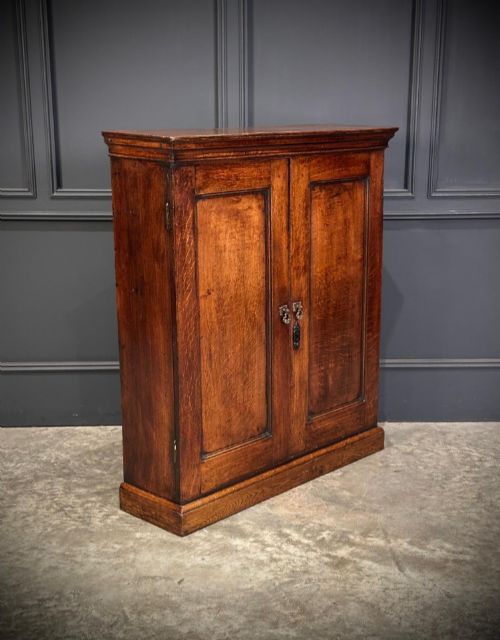 GEORGIAN OAK BOOKCASE - ADDITIONAL PHOTO 9