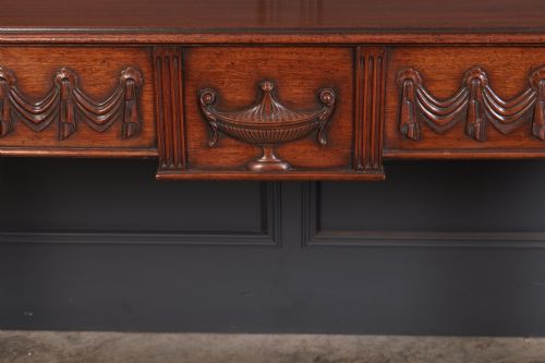 LARGE SHERATON STYLE MAHOGANY SERVING TABLE - ADDITIONAL PHOTO 5