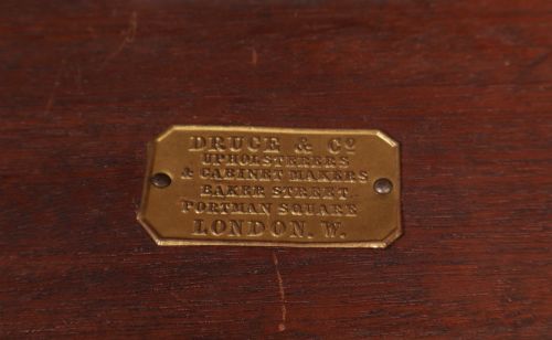 LARGE SHERATON STYLE MAHOGANY SERVING TABLE - ADDITIONAL PHOTO 7