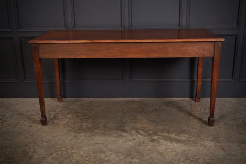LARGE SHERATON STYLE MAHOGANY SERVING TABLE - ADDITIONAL PHOTO 10