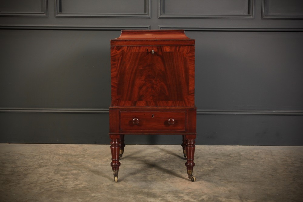 Regency Mahogany Cellarette On Stand View III