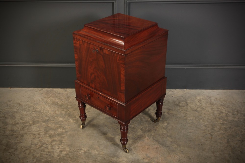 Regency Mahogany Cellarette On Stand View VI