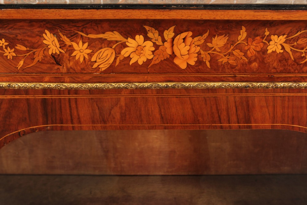 Walnut Marquetry Inlaid Pier Cabinet View VIII