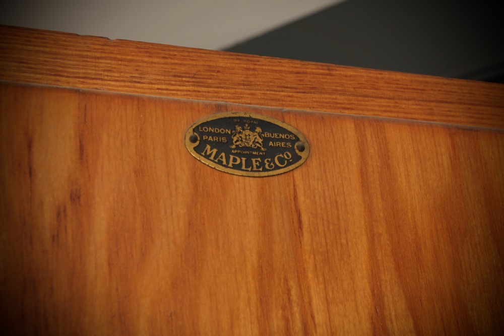 Late Victorian Walnut Wardrobe by Maple & Co. View IV