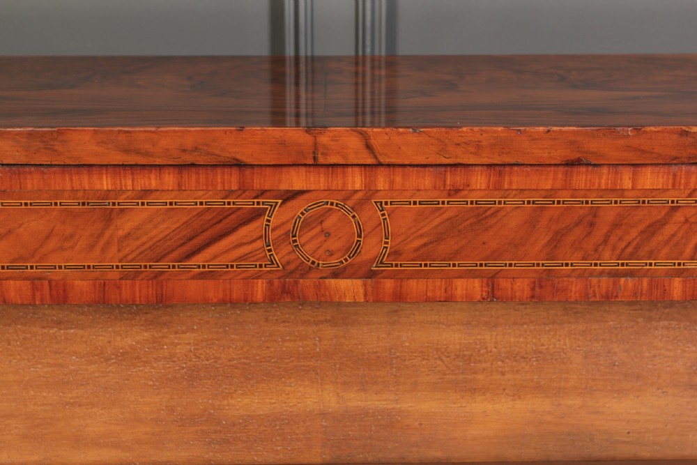 Victorian Inlaid Walnut Open Bookcase View VI