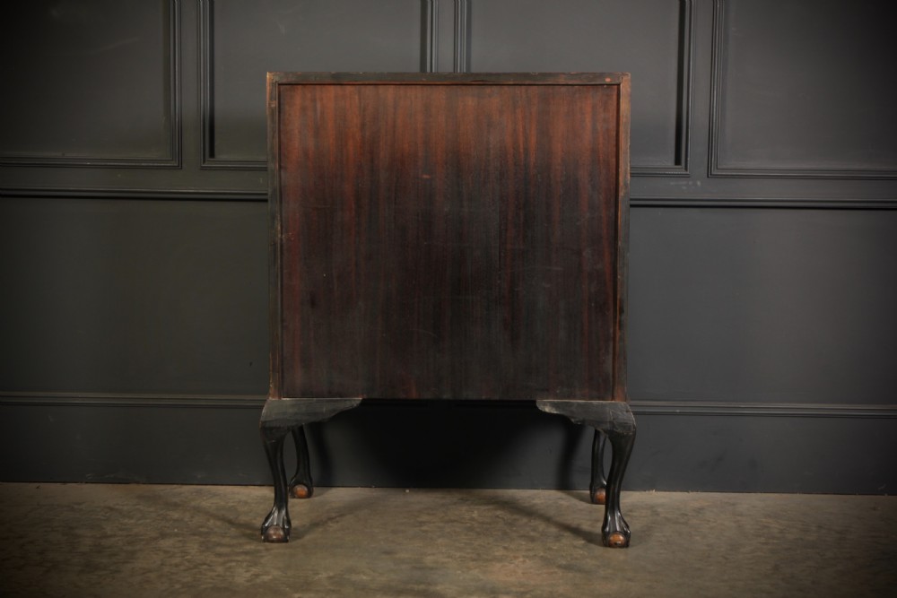 Black Japanned Chinoiserie Bureau  View XV
