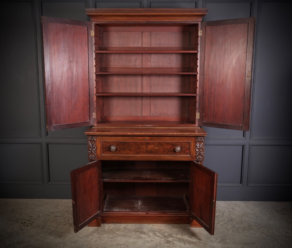 William IV Mahogany Secrétaire Bookcase View VII