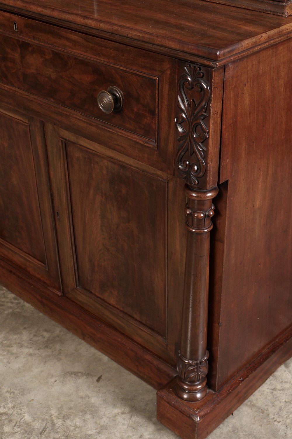 William IV Mahogany Secrétaire Bookcase View IX