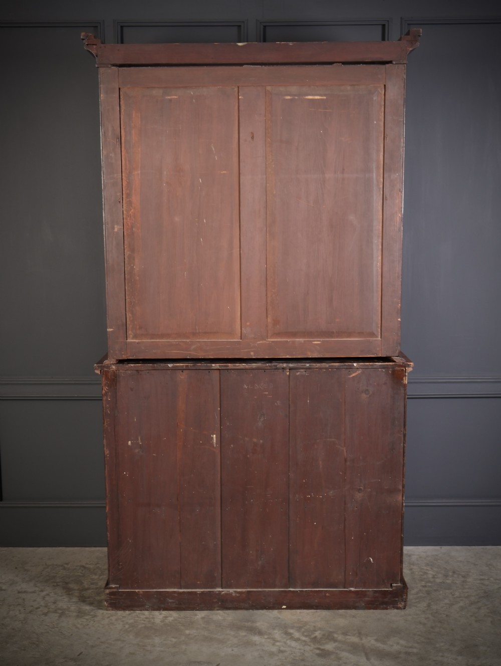 William IV Mahogany Secrétaire Bookcase View XII
