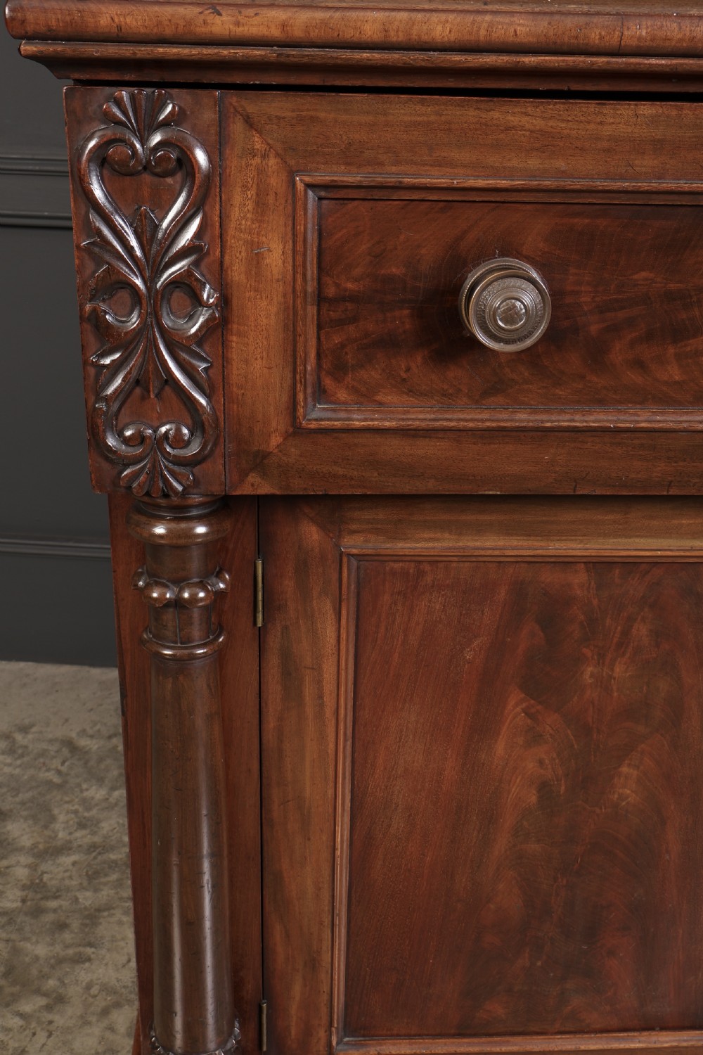 William IV Mahogany Secrétaire Bookcase View XIV