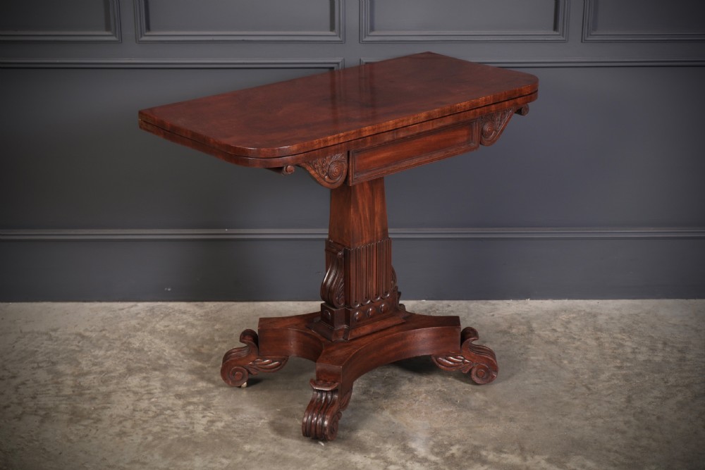 William IV Mahogany Tea Table