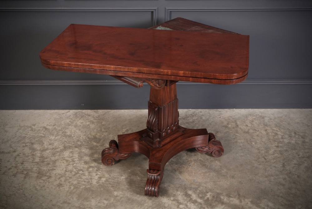 William IV Mahogany Tea Table View III