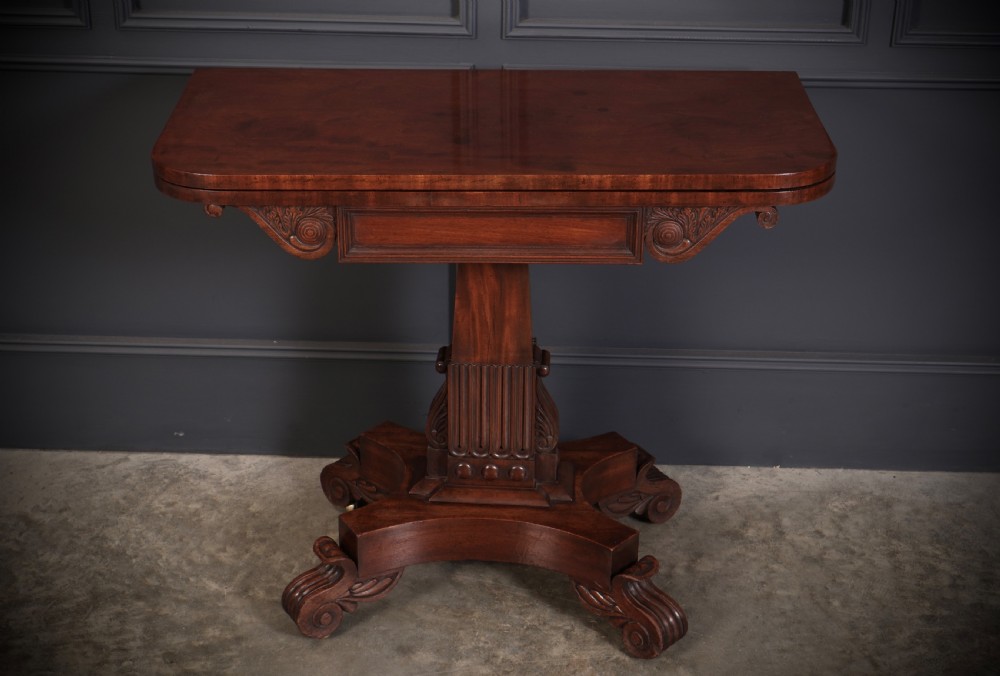 William IV Mahogany Tea Table View X