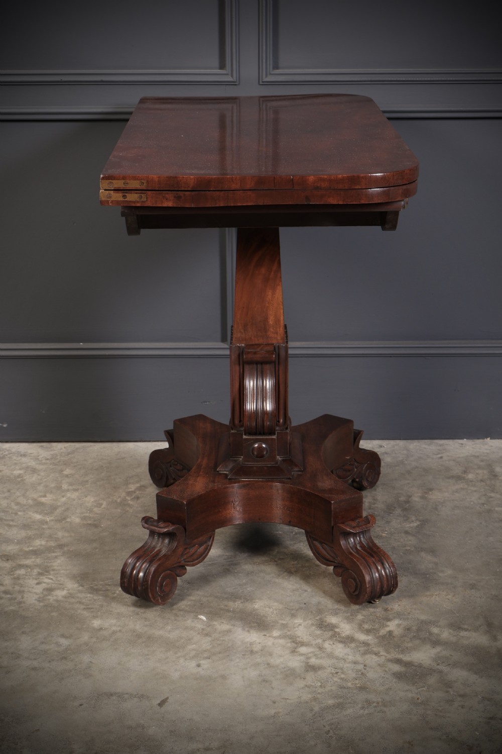 William IV Mahogany Tea Table View XII