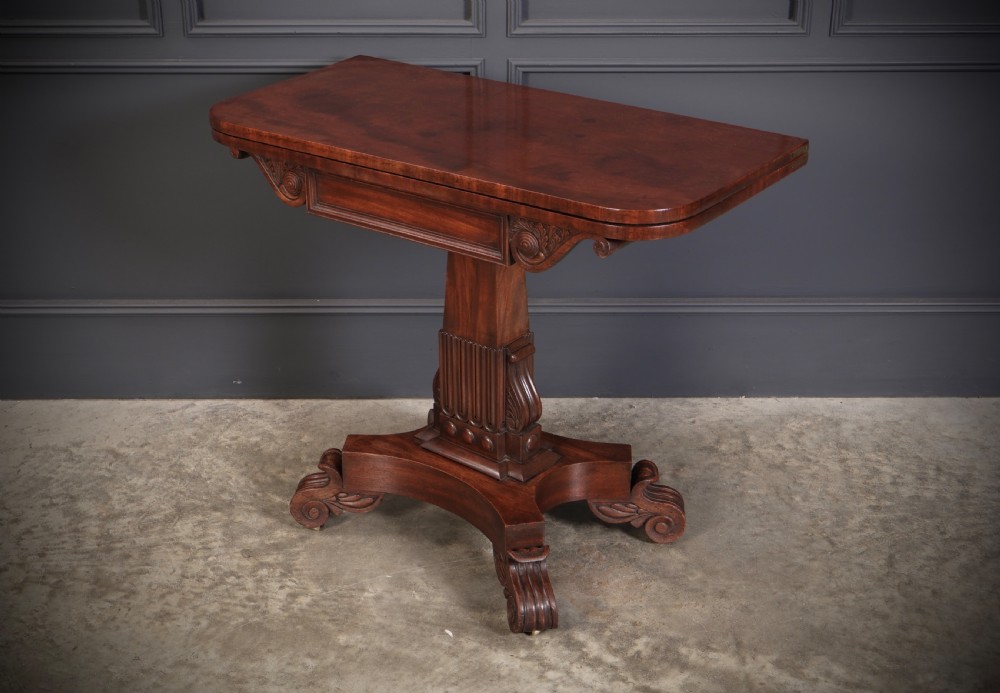 William IV Mahogany Tea Table View XIII