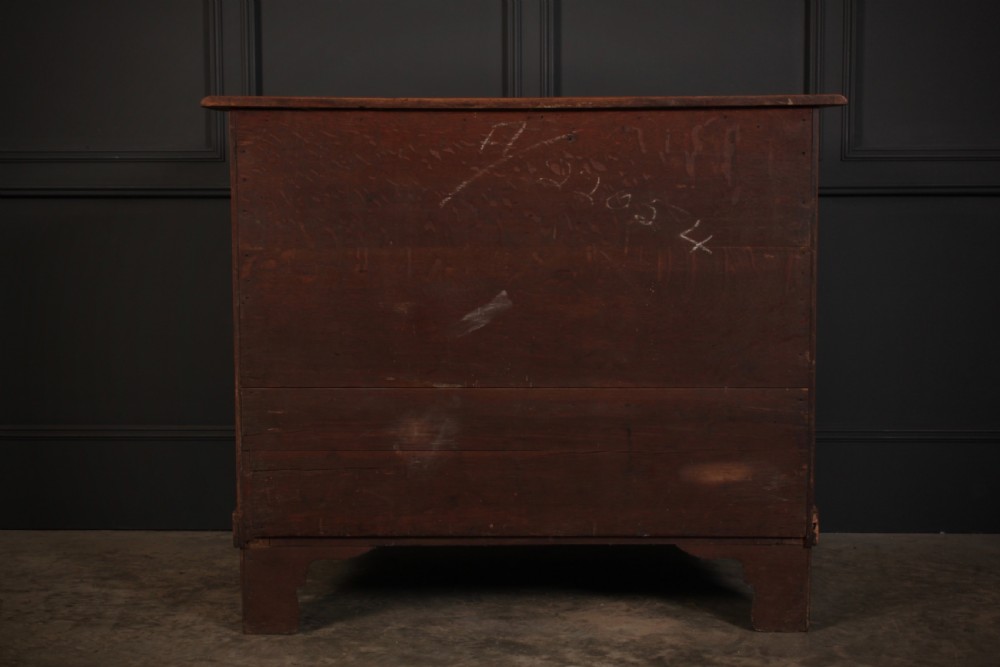 Dutch Marquetry Inlaid Walnut Bombe Shaped Chest View IV