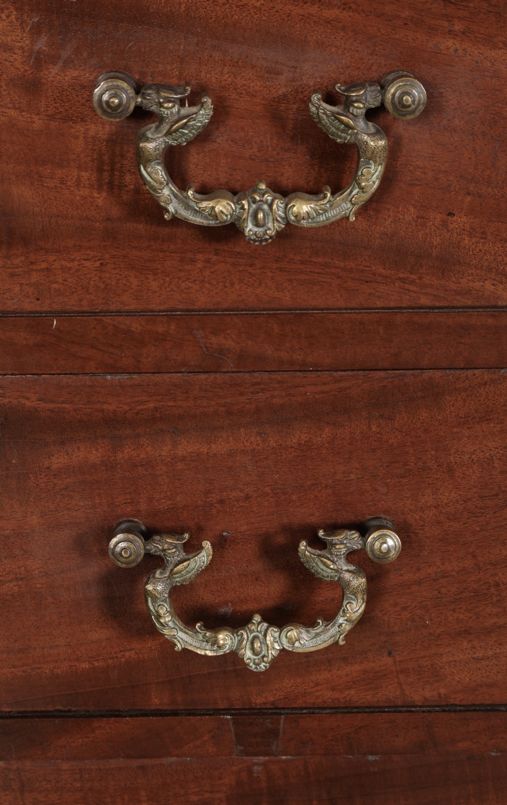 Tall Victorian Figured Mahogany Chest of Drawers View V