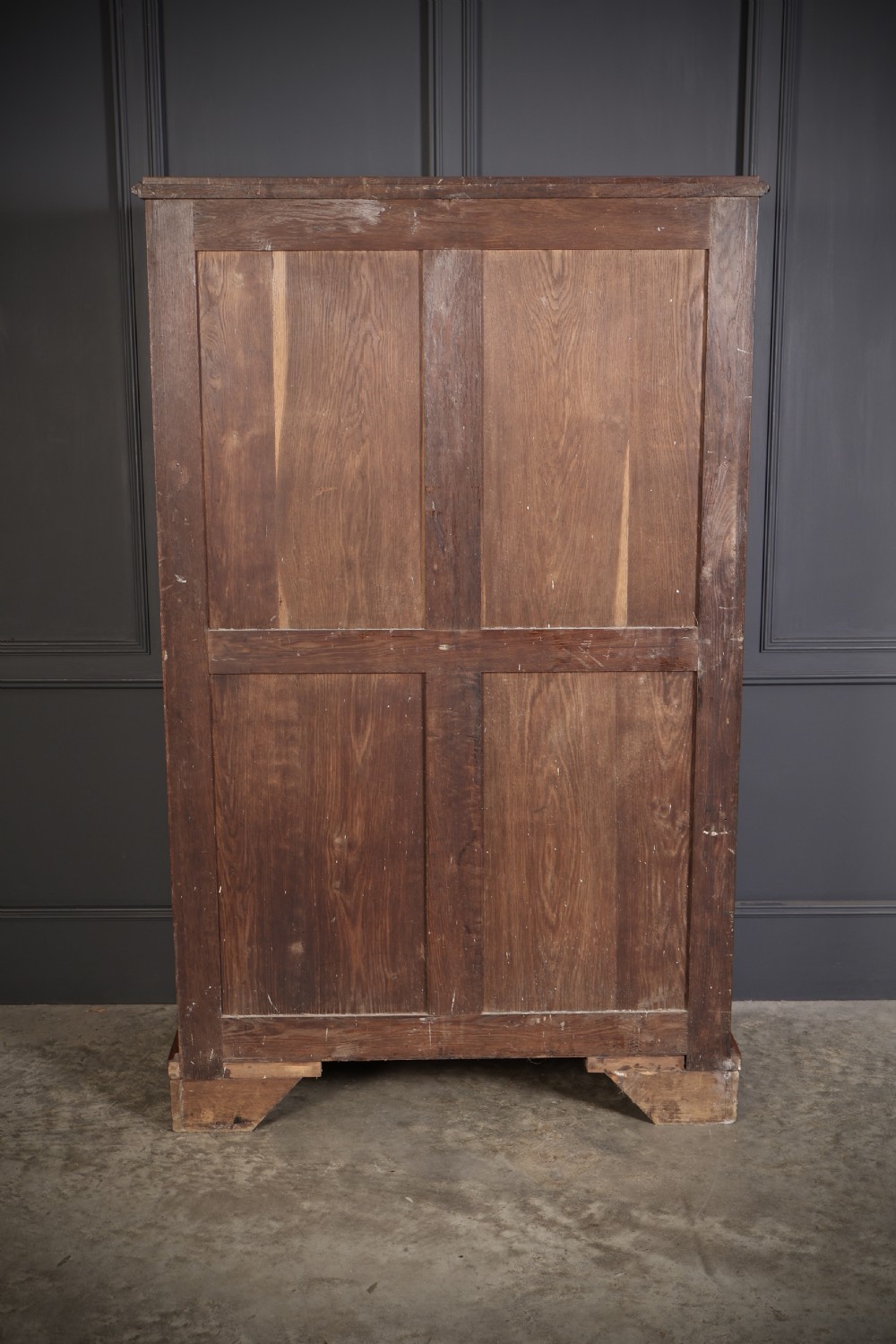 Tall Victorian Figured Mahogany Chest of Drawers View IX