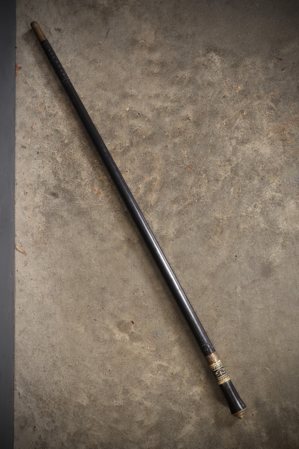 Anglo Indian Bone Inlaid Sword Stick View IV