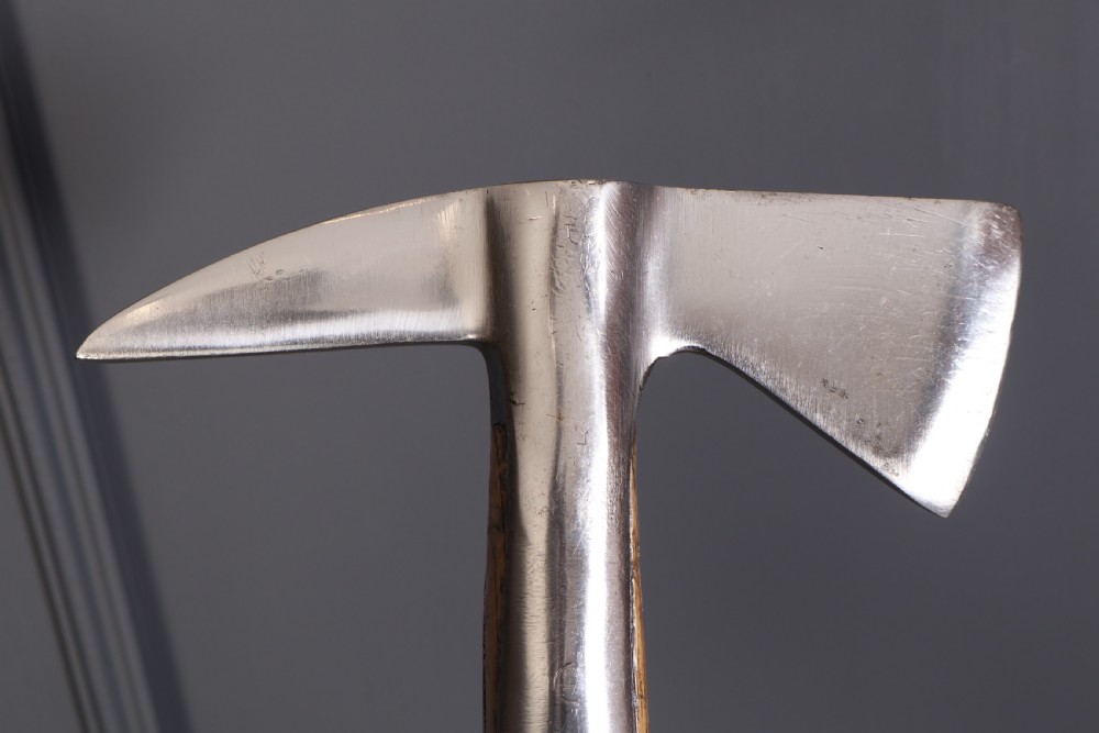 Pair of Elm Handled Auxiliary Fire Service Fireman's Axes View VII